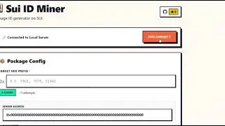 Sui Package ID Miner - DEMO