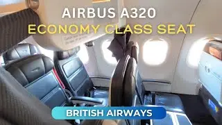 British Airways Airbus A320 Economy Class Seat / March 2024