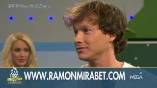 Ramón Mirabet cantó en El Chiringuito su canción 'For the lady'