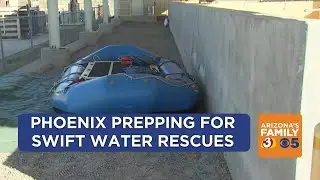 Phoenix fire rescue crews train for swift water rescues