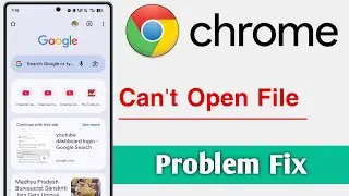 Chrome Can't Open File Problem Solve