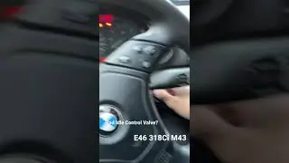 Bmw E46 Hard Start ! Bad Idle Control Valve?? Comment solution
