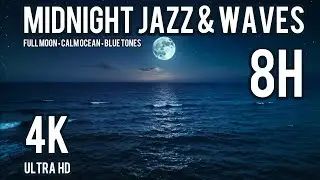 Jazz & Ocean Waves &ndash; 8 Hours of Night Calm | Jazz Waves Radio