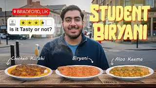 Student Biryani Bradford | Food Vlog | Budget Food for Students in UK | Foodie Puwaanz | Food Review