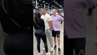 Was great running into Larry and Sheyla!