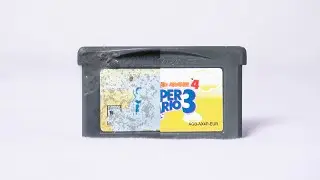 Cómo restaurar etiquetas de Gameboy Advance -  Super Mario Advance 4