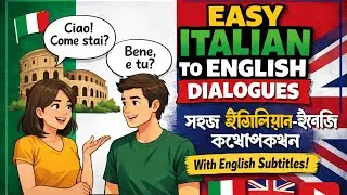 Easy Italian to English Dialogues 🇮🇹 | Learn Italian with English Subtitles