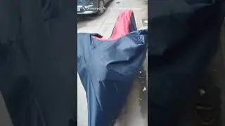 Bike Body Cover Blue/Red | Scratch less | Dust, UV & Water Resistance | Universal Fit For All bikes