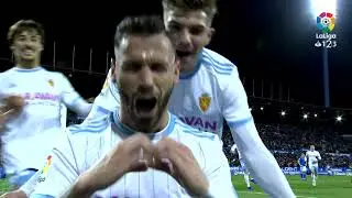 LaLiga 1|2|3 Tekkers: Golazo de Álvaro Vázquez en la victoria del Real Zaragoza