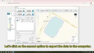 How to import/export wanggan land meter data to computer？