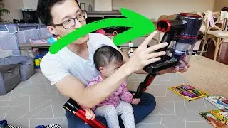 Powerful Cordless Vacuum Cleaner: 30Kpa Suction with LED Display & 3 Modes