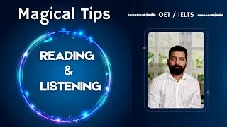 How to improve Reading and Listening in OET and IELTS#jijolaurence,#oet,#ielts,#tipstoimprove