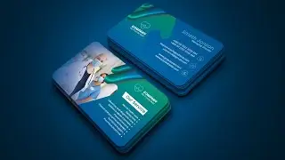 How To Make Doctor Business Cards | Adobe Photoshop Tutorial