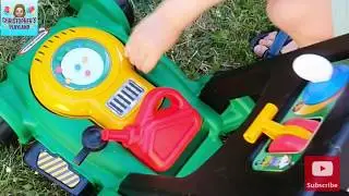 Little Tikes Gas 'n Go Mower - Lawn Mower Toy Unboxing - Lawn For Kids