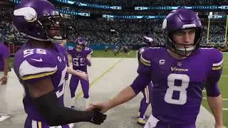 Madden NFL 21 (PS4) vikings vs panthers (CPU vs CPU)