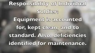 Maintaining Standards in an Arms Room