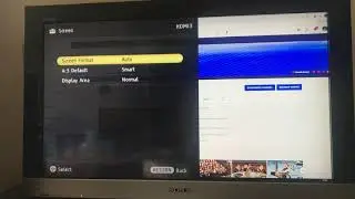 Sony Bravia KDL-32EX301 - How to fix the overscan issue