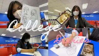 College Diaries Ep 3 | Draw With Me ft. Iconic Masterpieces from Art History