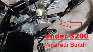 Under $200 Minarelli Motorized bicycle Build Just finished cutting the head