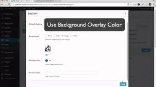 WOW WP: Use Visual page builder with Section and column shortcode in one page