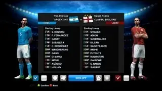 PES 2013 Argentina vs Classic England | Penalty Shootout | HD Gameplay