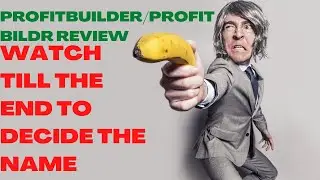 ProfitBuilder Review| ProfitBildr Reviews| Make Money Online| Watch Till The End To Decide The Name.