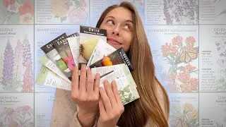 NEW VARIETIES I'M GROWING IN 2022! + Seedling Update & My Seed Starting Schedule! ZONE 6b