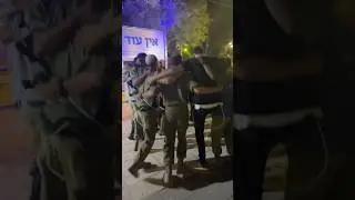 Israeli soldiers dancing with Chasidim #israel