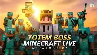Totem Boss Challenge in Minecraft Live | Overpowered Army Defence ⚔️