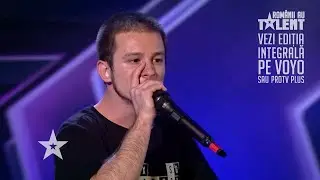 Rom&acirc;nii au talent 2021: Dragoș Munteanu - beatbox