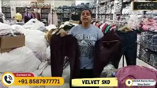 Luxurious Velvet SKD by Shradha Saburi Impex | Elegant & Comfortable Fashion | 2024 Collection