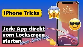 Jede App direkt vom iPhone Lockscreen starten - OHNE Jailbreak (iOS 13 Automation)