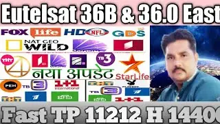 How to set Eutelsat 36B & Express AMU1 at 36 East
