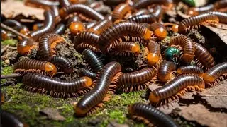 The Millipede Marvel: A Closer Look at the World's Unseen Engineers(cinematic)