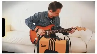 Supro Delta King 10 combo amp demo |  Smokestack Lightning  - Howlin' Wolf guitar cover