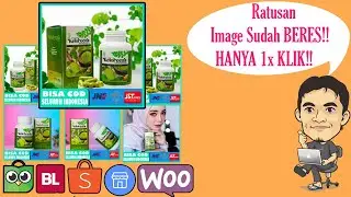 Cara Membuat Frame Foto Produk Tokopedia Shopee Lazada Secara Massal