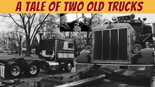 Peterbilt 359 с малым окном 1971 года и Kenworth K100 1979 года