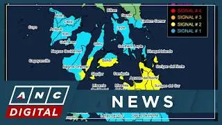 Wind signal no. 2 up over parts of Visayas, Mindanao due to 'Basyang' | ANC