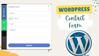 WordPress Contact Form|2022| WordPress Tutorial for Beginners| Beta Editor| Links| Social icons
