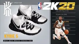 NBA2K20 SHOE CREATOR | NIKE KYRIE 5 'OREO'