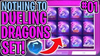 *NEW* TRADING FROM NOTHING TO DUELING DRAGONS SET *VOICE REVEAL* | Rocket League