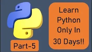 Learning Python Only in 30 Days | Sorting Problem | Python Programming Language | Part-5