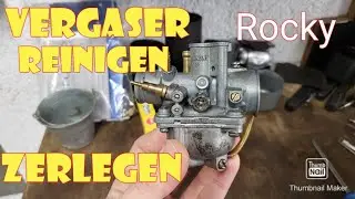 Vergaser Reinigen / Roller Vergaser Zerlegen  / Scooter Vergaser auseinander bauen Zerlegen