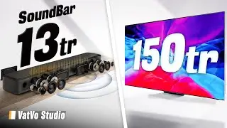 So s&aacute;nh &acirc;m thanh LOA TV 150 TRIỆU v&agrave; SOUNDBAR 13 TRIỆU: D&ugrave;ng TV rẻ th&igrave; l&ecirc;n đời kiểu g&igrave;?