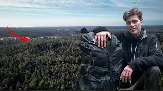 Overnatter Alene Under Åben Himmel i Sverige