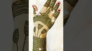 Beginner Friendly Mehndi Design ✍️ | Simple Hand Mehndi Step by Step ✨#BeginnerMehndi #EasyDesign