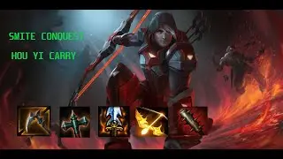 Gameplay Smite Conquest Ranked - Hou Yi Carry