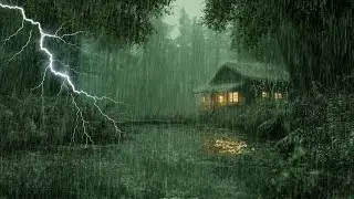 HEAVY RAIN AND THUNDER SOUNDS - DEEP SLEEP | Thunderstorm for Sleeping - Rain Sound Comfort #2