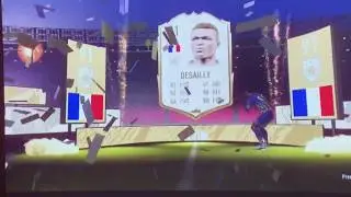 FIRST PRIME ICON DESAILLY IN PACK ( TEARS IN MY EYES) ! FIFA20 ultimate team!!!