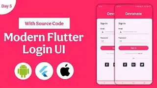 Flutter Login UI Design | Minimal & Modern Login Screen in Flutter | Day 5 of 30 Days UI Challenge